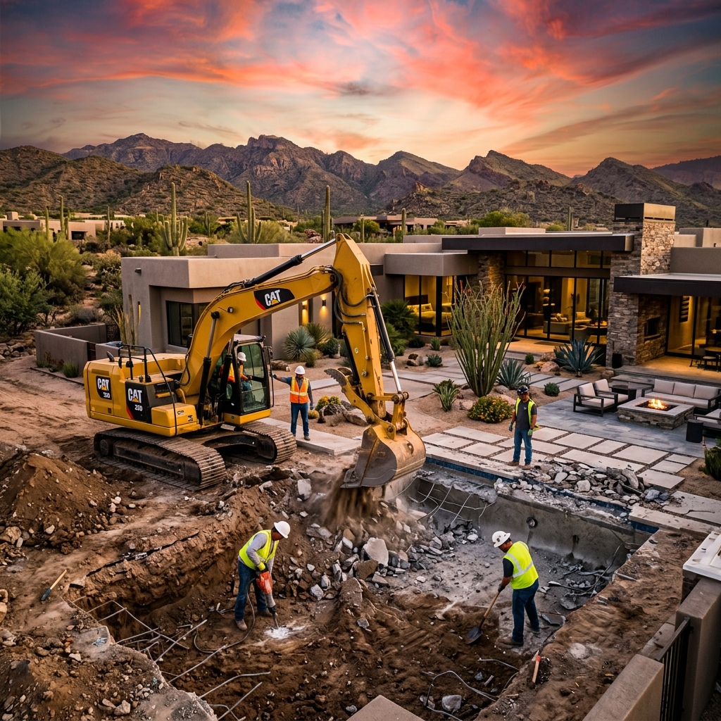 Paradise Valley pool removal